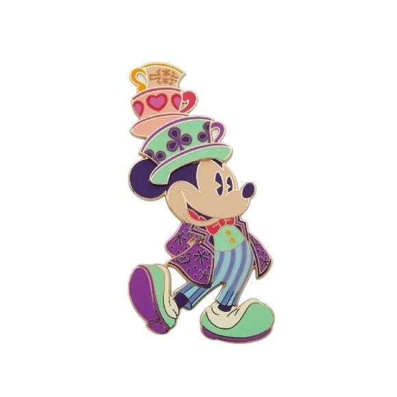 Disney Parks Mickey Mouse Main Attraction Mad Tea Party Limited Release Pin - Picture 4 of 6